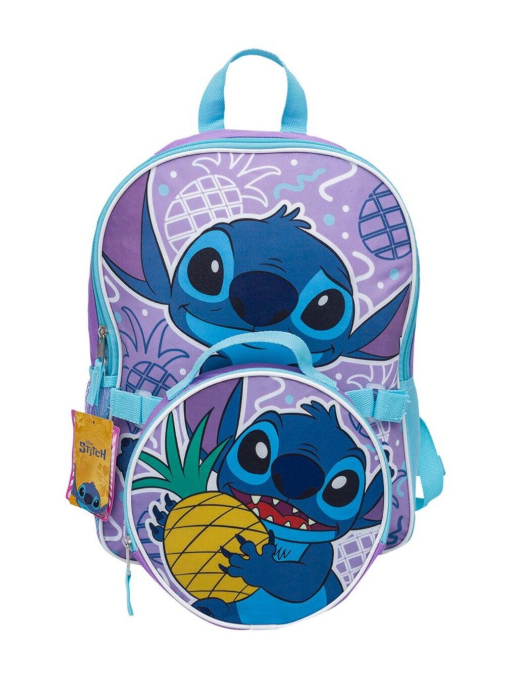 Disney Stitch Backpack and Lunch Bag 2 Piece Set